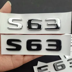 Auto 3d Abs Chroom Kofferbak Badge Sticker Voor Mercedes Amg C E 63 W205 W204 W213 W212 W222 W221 C63 E63 S63 Embleem Logo Accessoires