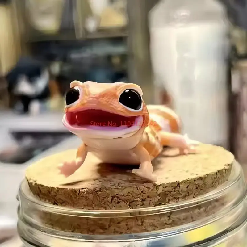 Nieuwe Originele Bandai Mk Ei Biologische Kaart Actie Figuregecko Hagedis Blauwe Tong Skink Beweegbare Dier Action Figure Model Kid Speelgoed