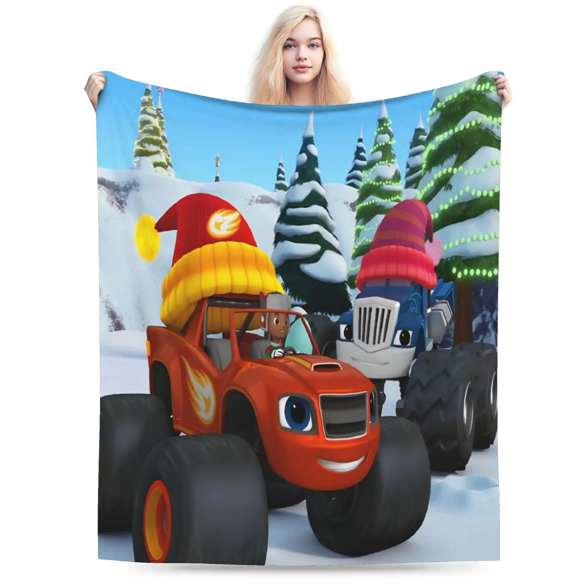 New Arrival Blaze and the Monster Machines Blankets Ultra-Soft Flannel  Cozy Throw Blanket Machine Washable