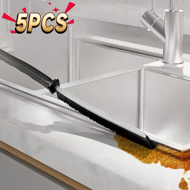 

5 Pcs Household Crevice-Specific Hard Bristle Brush - Multifunctional Tile Cleaning, Suitable for Bathroom Kitchen Window.