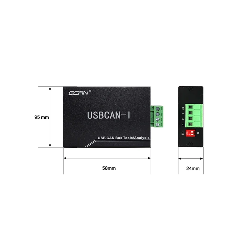 

GCAN Usb To Can Card Supports Vehicle J1939 Protocol Usbcan-I Bas For Data Acquisition Data Processing In Can Network
