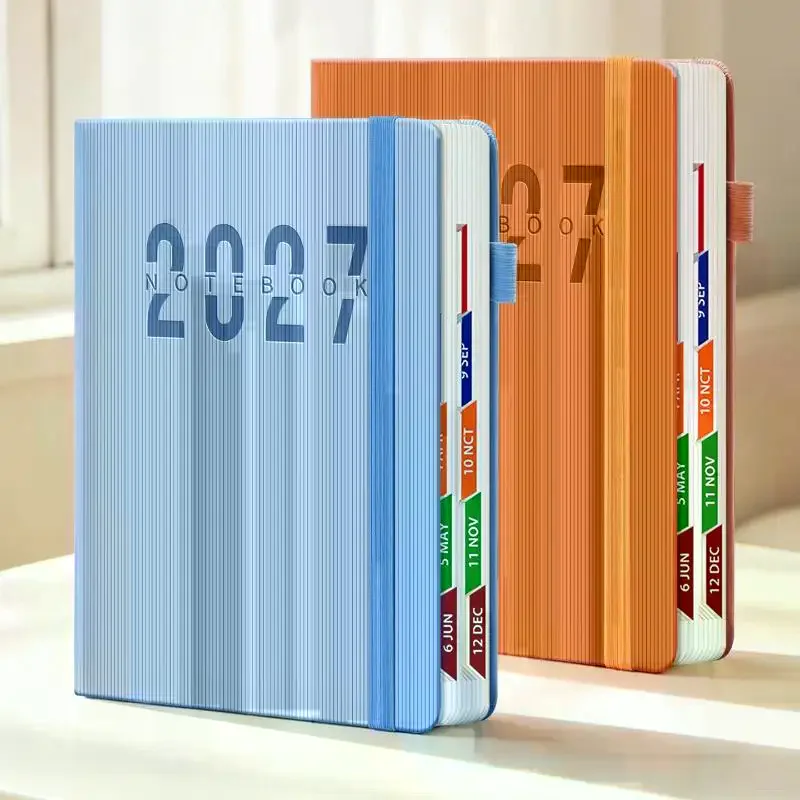 2027 Time Management Calendar Log–365Day Self-Discipline Check-In Tracker & Agenda for Students, Professionals & Home Office
