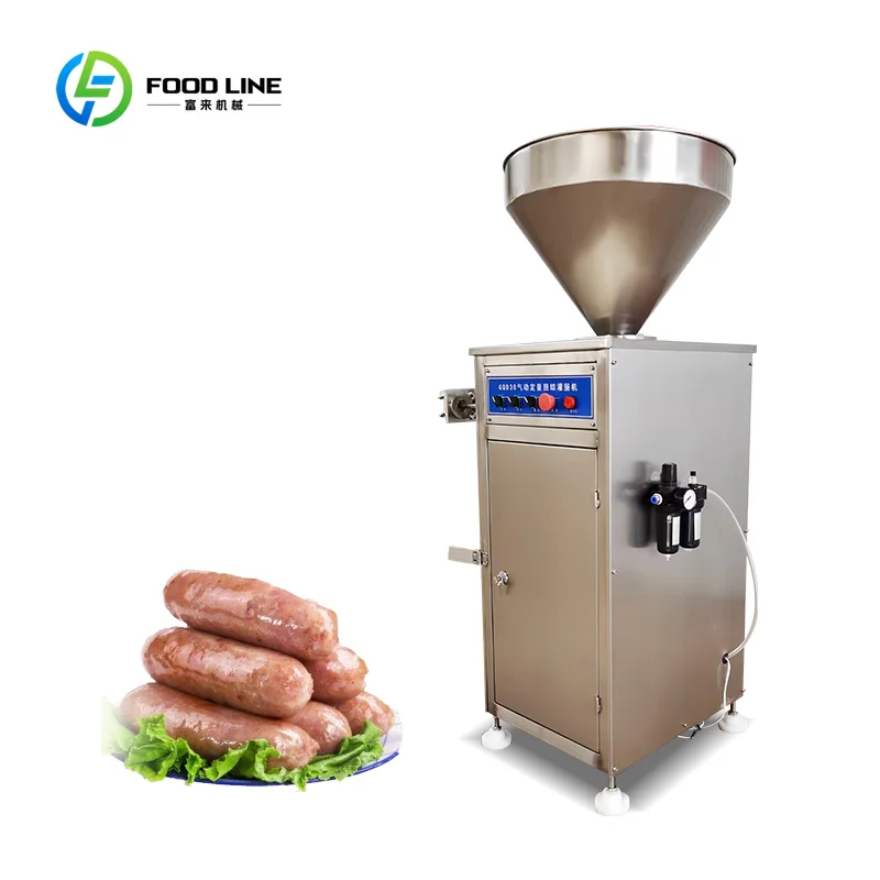 Full-automatic Sausage Enema Machine/Pneumatic Quantitative Twisting Enema Machine/Quantitative Sausage Filling Machine