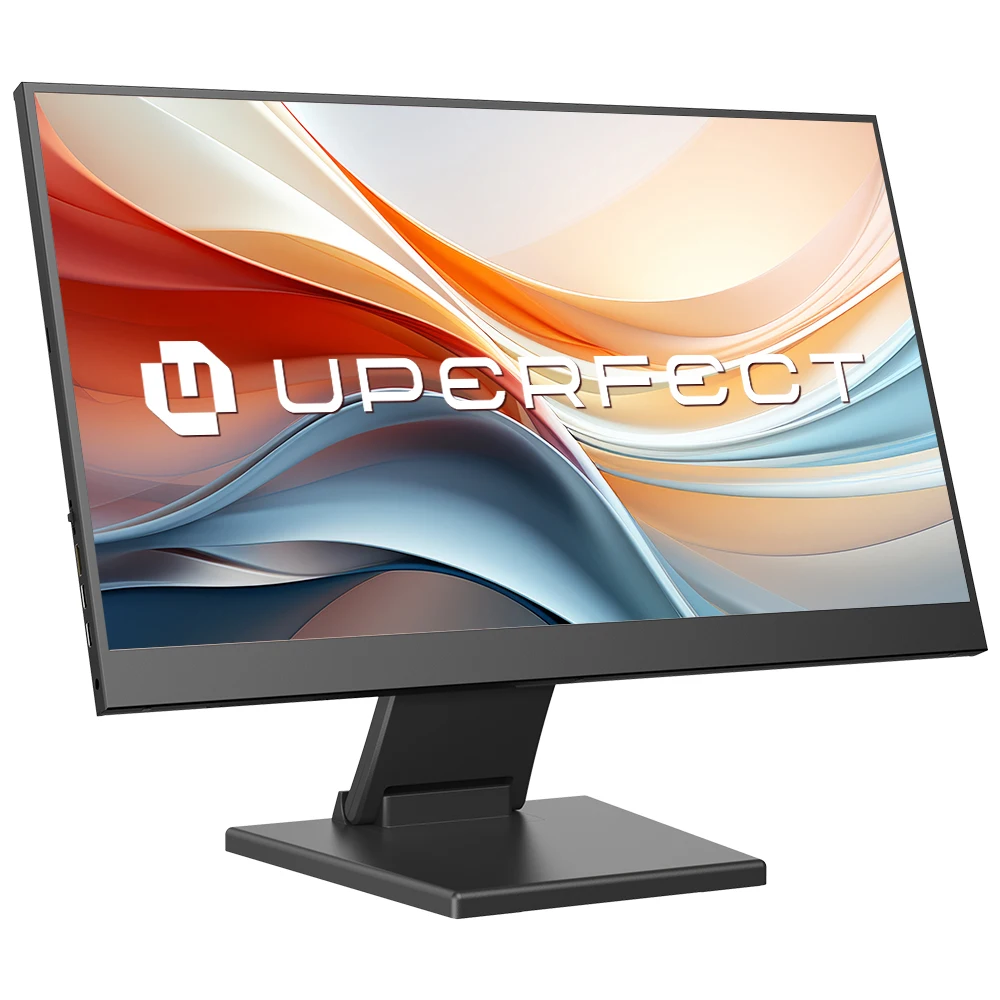 UPERFECT Portable Monitor Stand Holds up to 1.2kg Metal Folding VESA Mount for 15'-22' Displays Fits VESA Hole 75x75mm&100x100mm