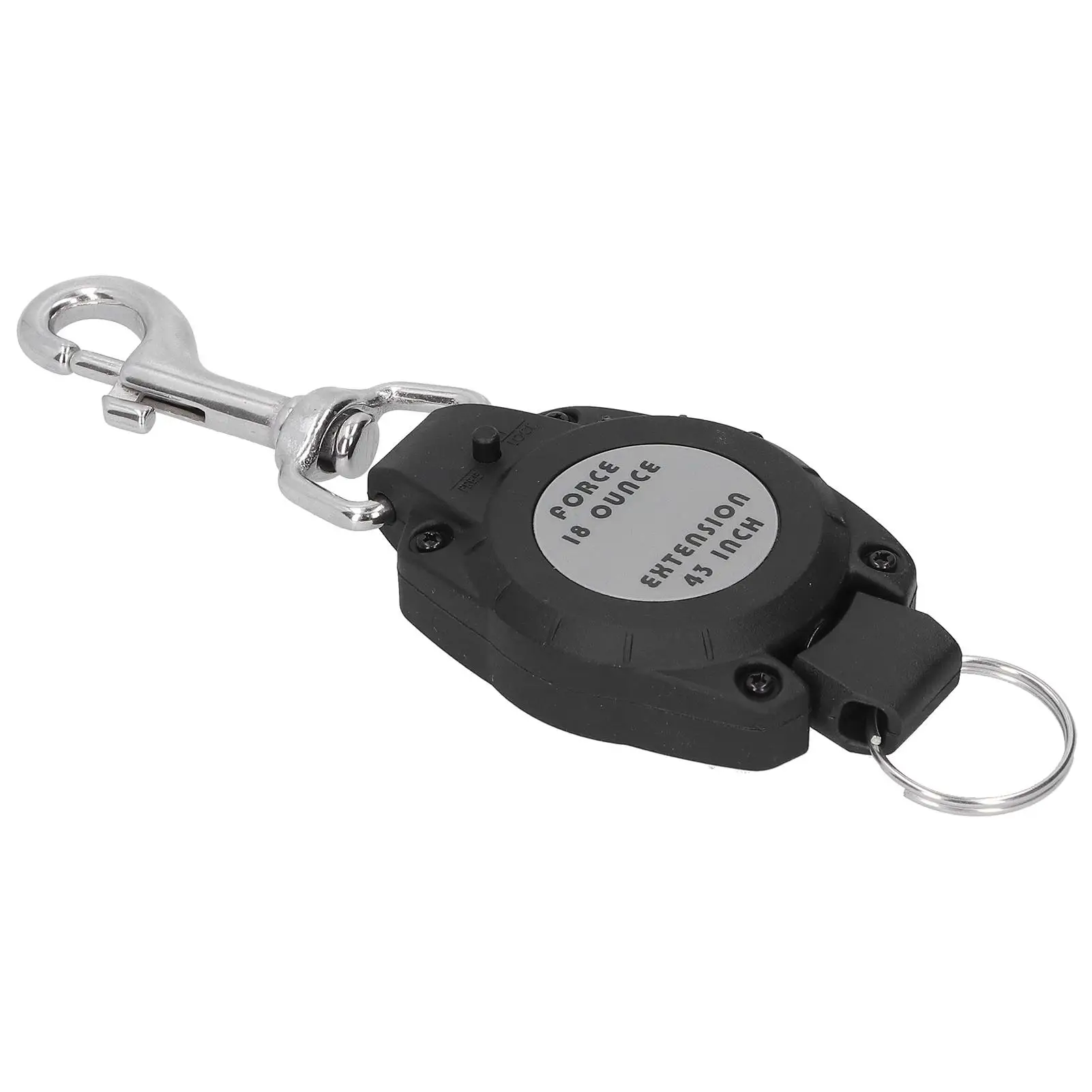 

Retractable Diving Keychain Holder with Anti-Lost Hook & Buckle