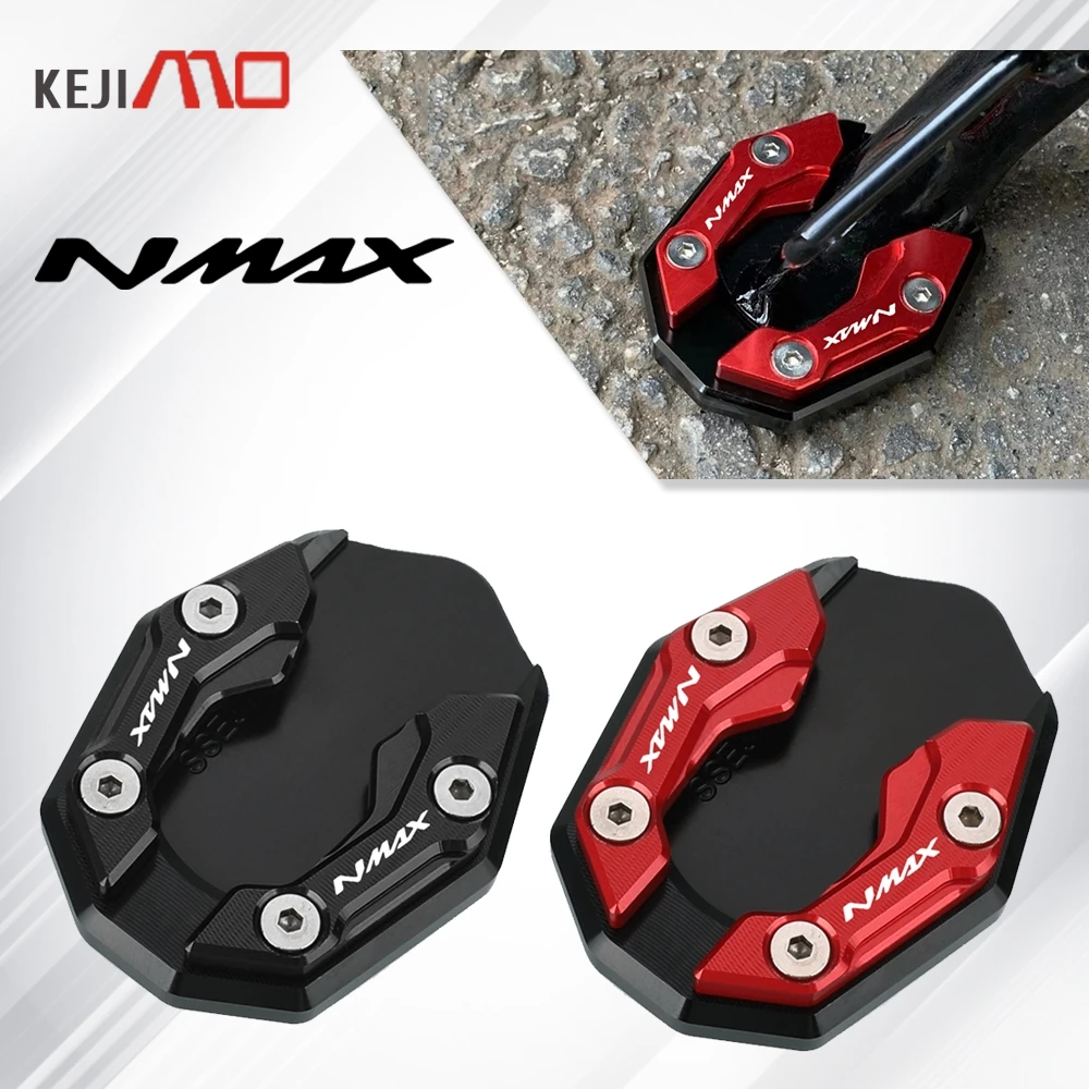 

For YAMAHA NMAX 155 NMAX 125 NMAX125 NMAX155 2015-2024 2025 2026 Motorcycle Kickstand Side Stand Enlarger Extension Plate Pads