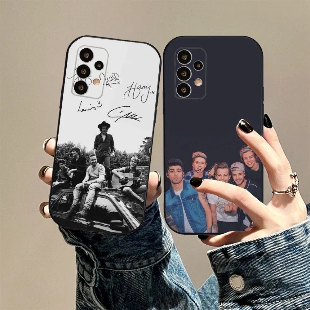 

O-one D-Directions Phone Case For Samsung S24,23,23,22,30,21,10,9,Note20 Ultra,Lite,Ultra,5G,Plus,FE,Black Soft Case