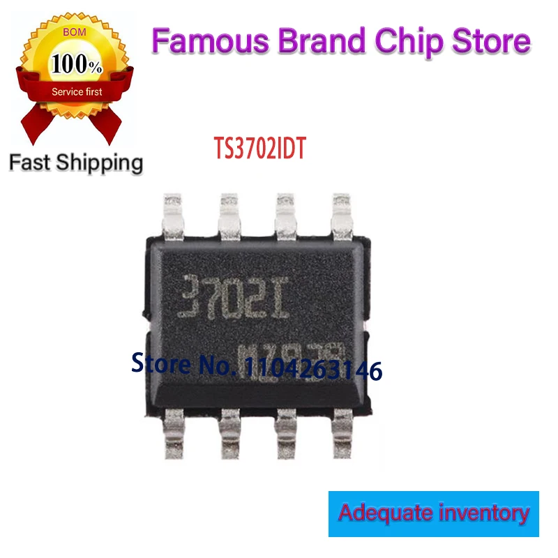 New Original  TS3702IDT TS3702 SOP 10Pcs/Lot