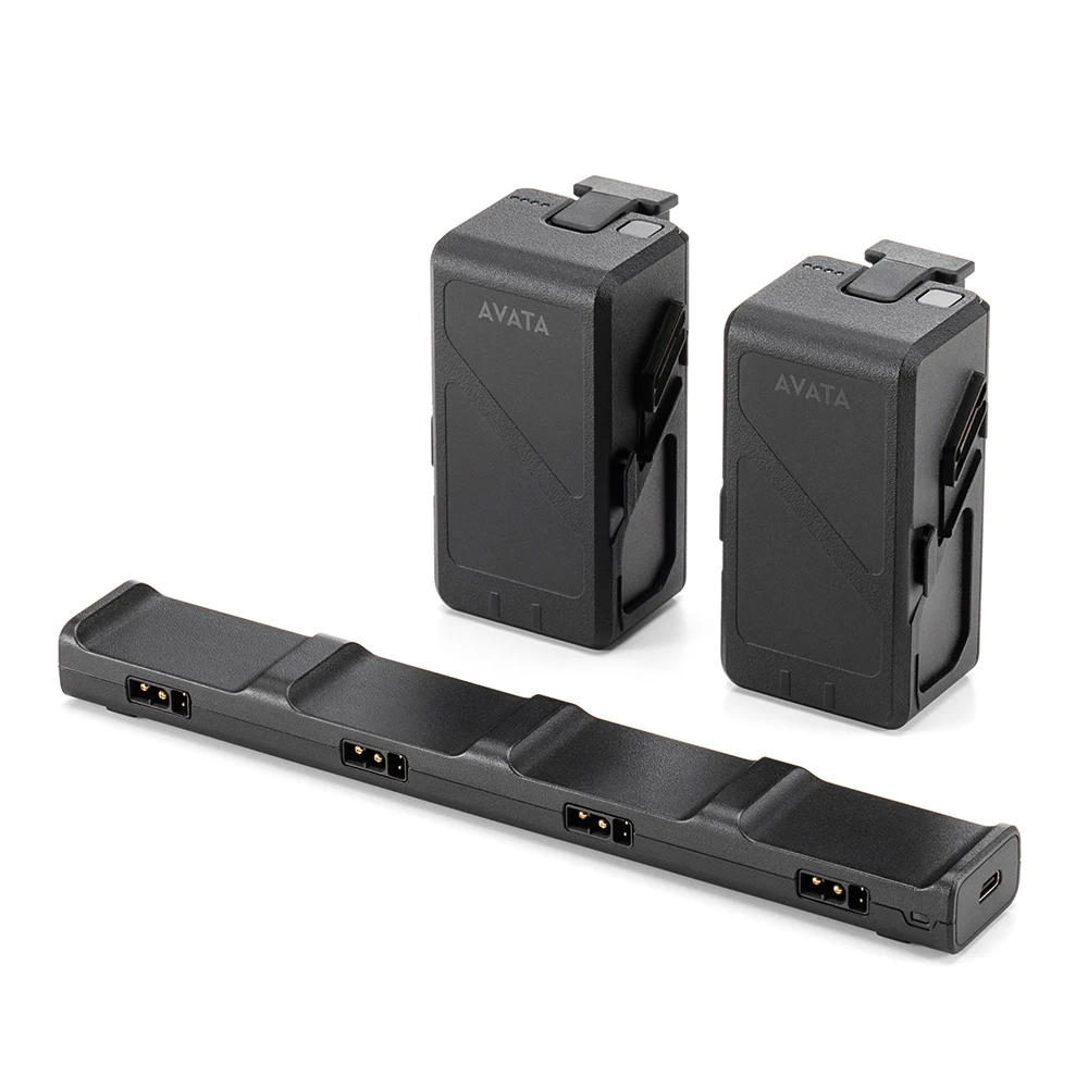 Комплект DJI Avata Fly More, оригинальные аксессуары FPV включают в себя 2 интеллектуальных полетных аккумулятора, зарядный концентратор для обеспечения достаточной мощности
