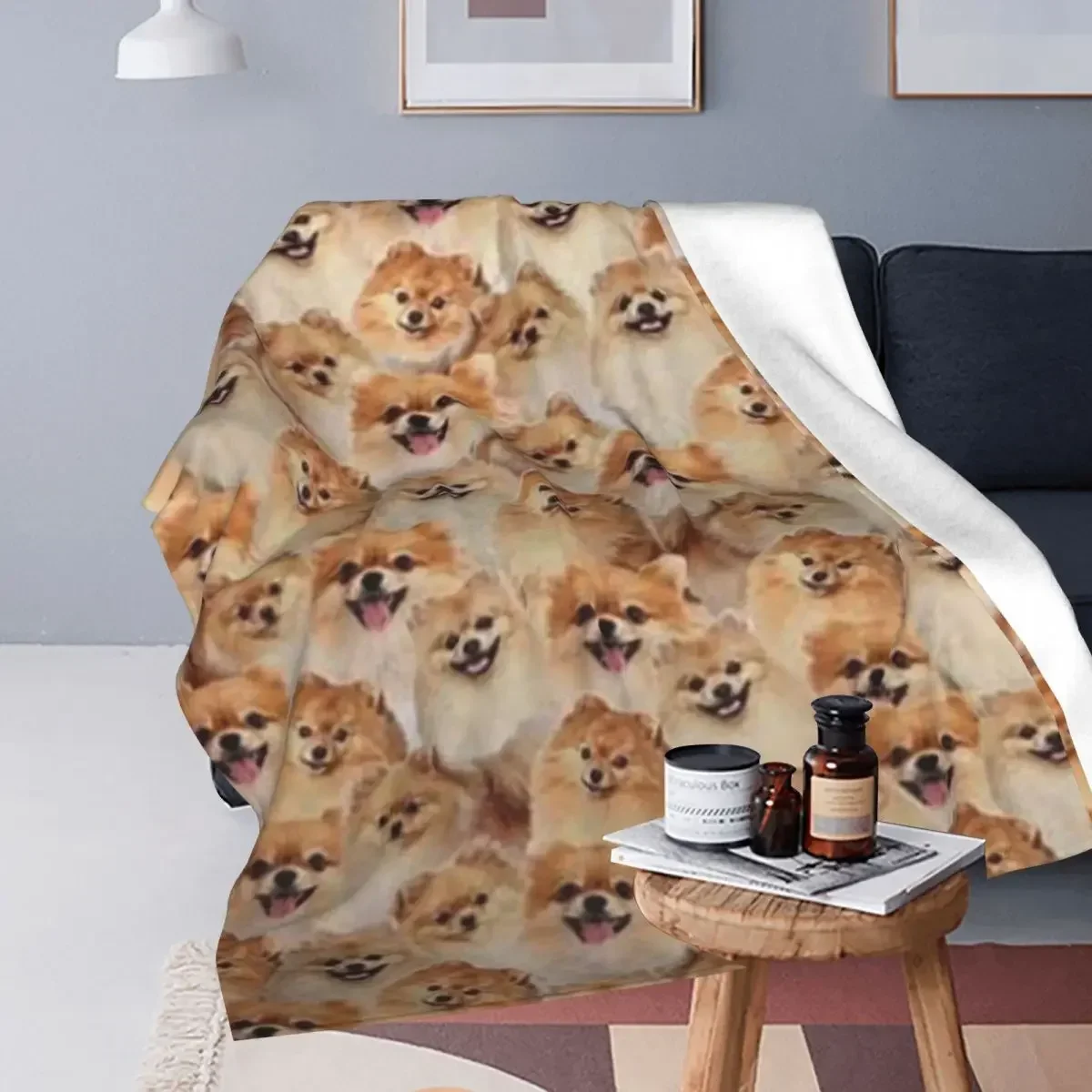 

3D Printed Pattern Baby Blanket Pet Dog Graphics Home Bed Sofa Picnic Office Cover Decor Comfortable Throw Blankets Kids