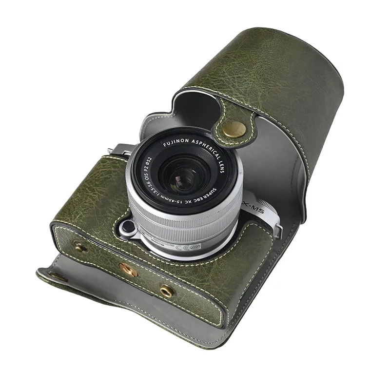 حقيبة كاميرا Fujifilm XM5 كاملة من جلد البولي يوريثان حافظة كاميرا لـ Fujifilm XM5