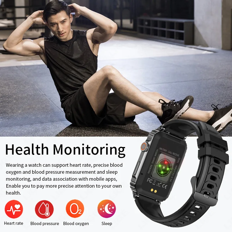 LIGE GPS Smart Watch Man Outdoor Sport Tracker Fitness Bluetooth Call AI bransoletka głosowa damska Smartwatch dla androida IOS moda