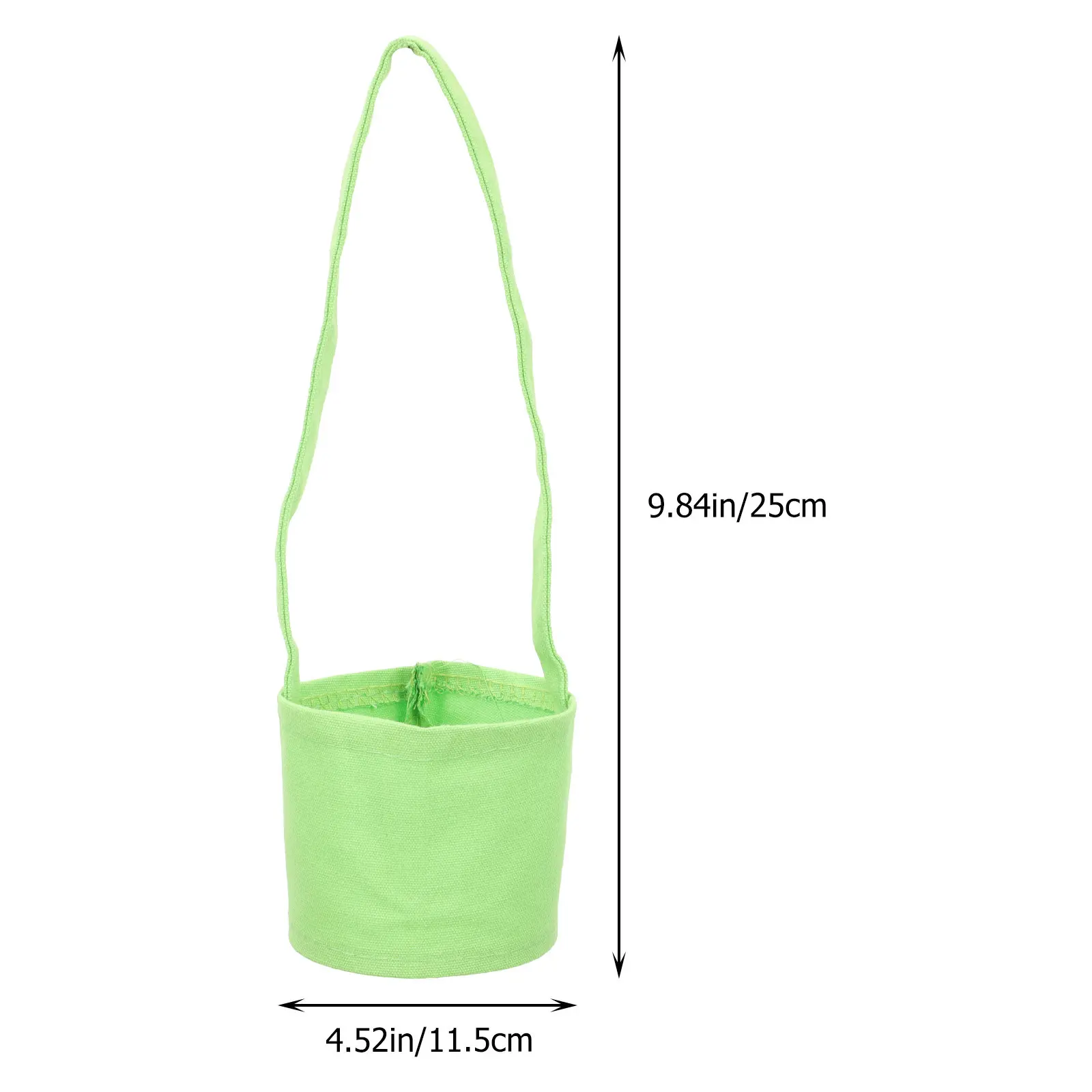 6Pcs Portable Canvas Coffee Sleeve Handheld Cup Carrier Compact Lightweight Washable Drink Cup Cover for Hot Cold Beverages