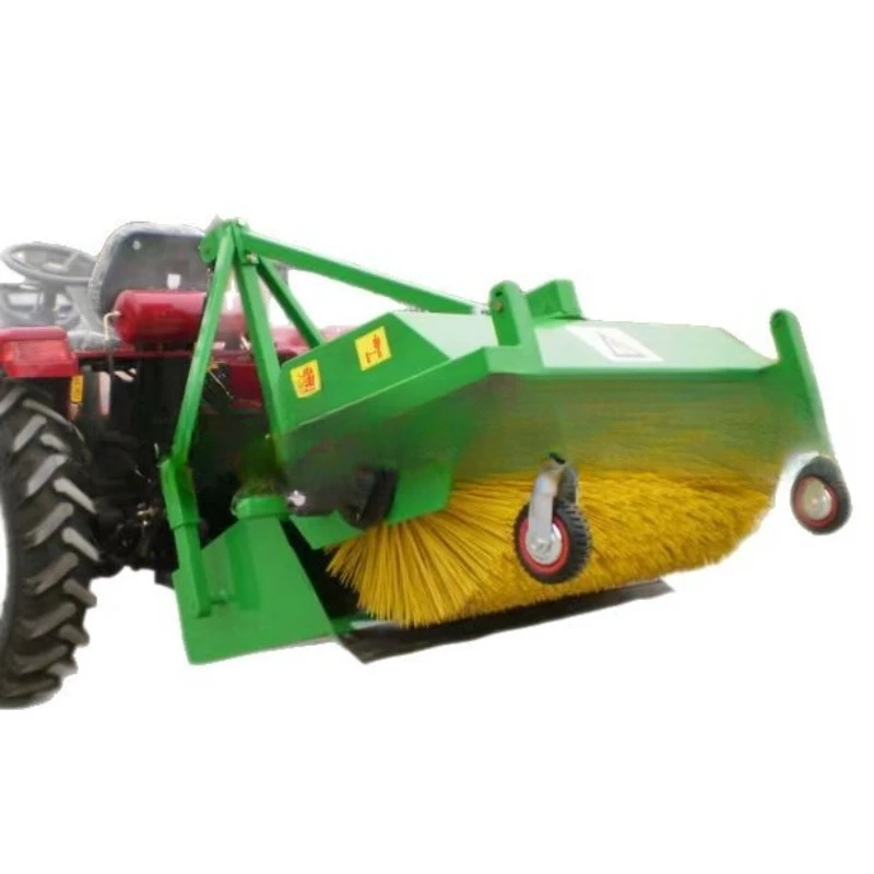 

Road sweeper tractor rear hydraulic linkage road sweeper