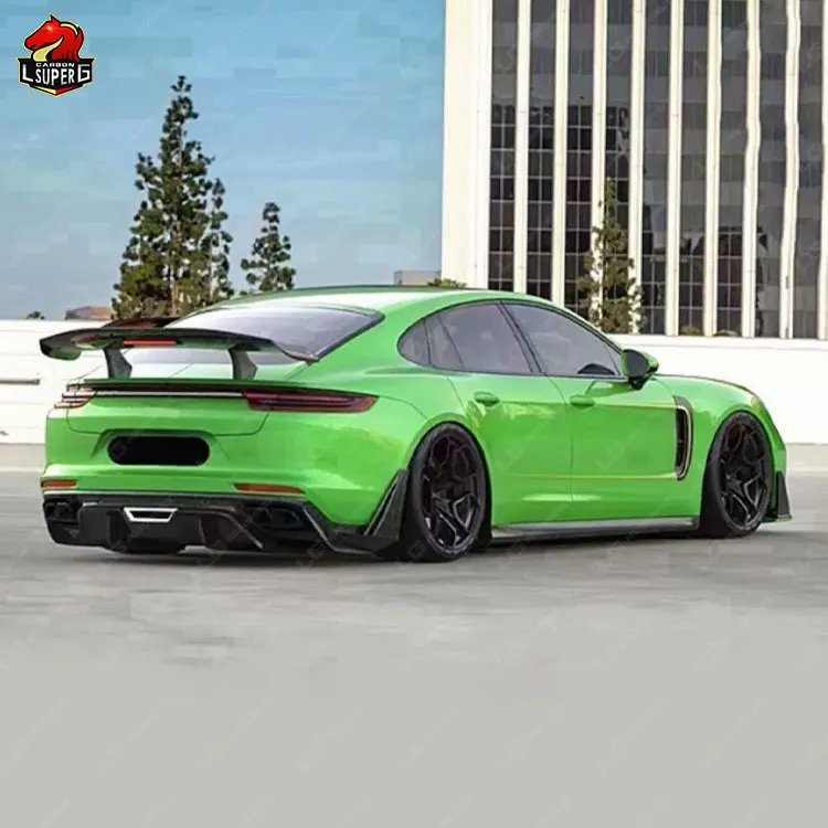 Koolstofvezel Achterdiffuser Voor Porsche Panamera 971 Bodykit