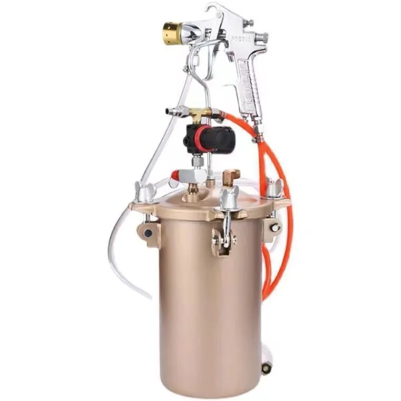 10 liter pressure bucket latex paint spray gun paint imitation marble spray gun water-in-sand grab y