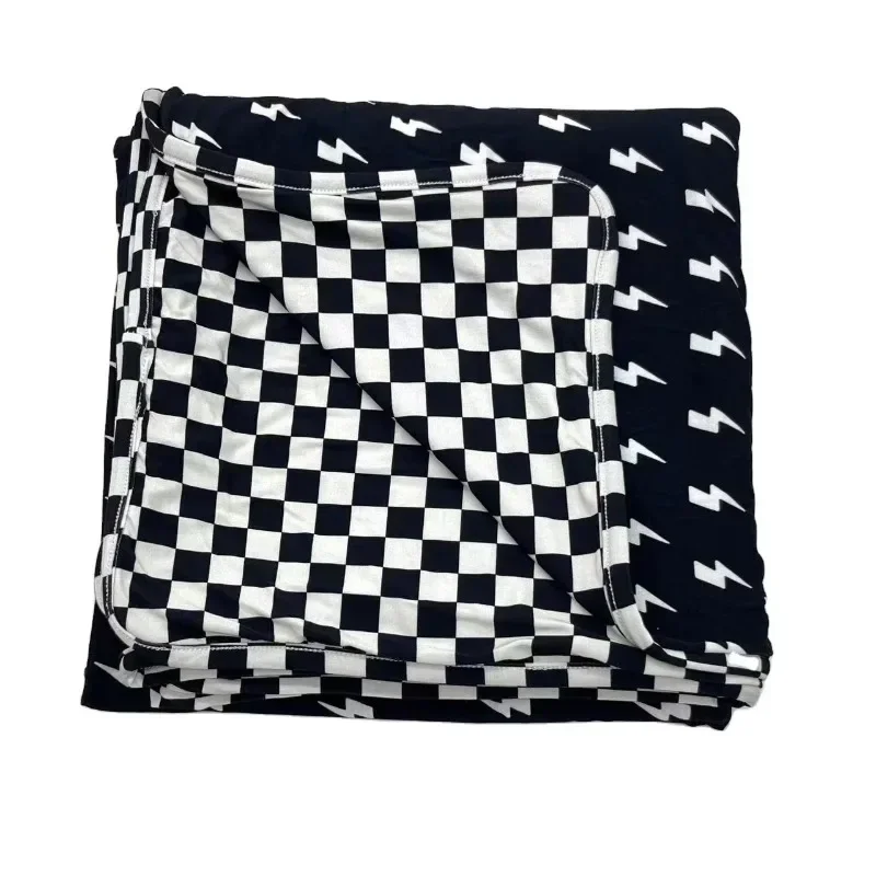 Bamboo baby blanket Soft bamboo fiber printed comfortable breathable blanket, convenient, practical and durable