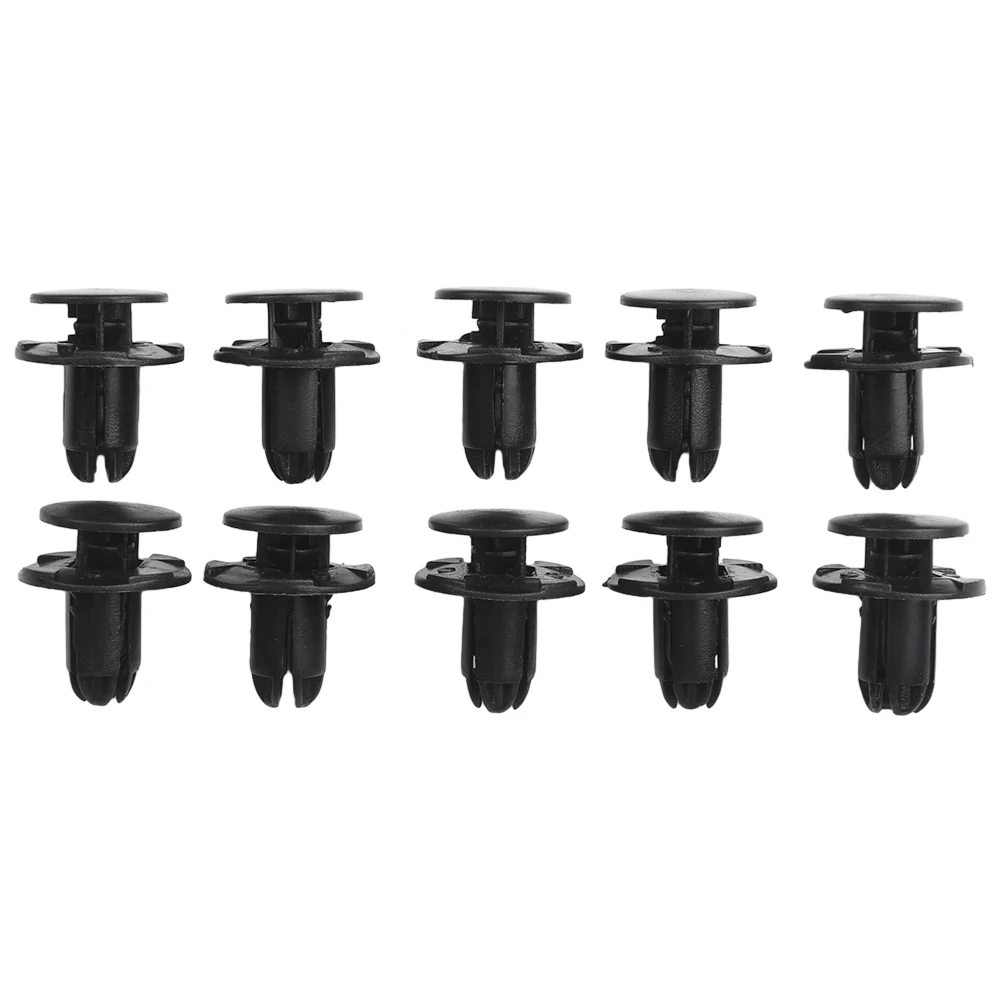 

10pcs Car Front Bumper Push Clips Rivets Fastener For Hyundai I30 1420608250B 865952T500 Black Nylon Car Clip Accessories