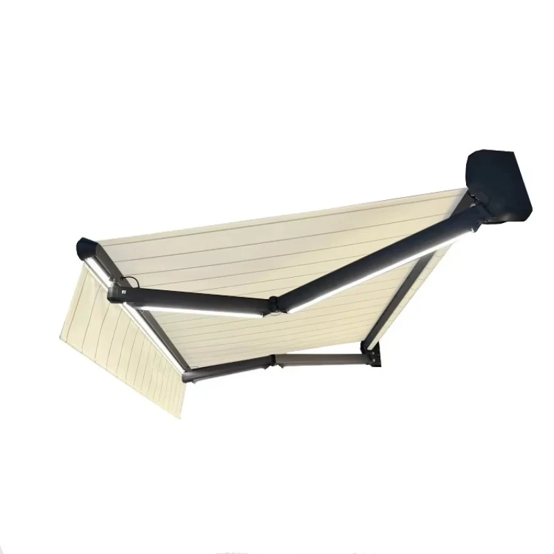 

New Arrival Aluminum Frame Outdoor Folding Sun Shade Patio Awnings Toldos Para Patios Sun Retractable Awning Price Outdoor