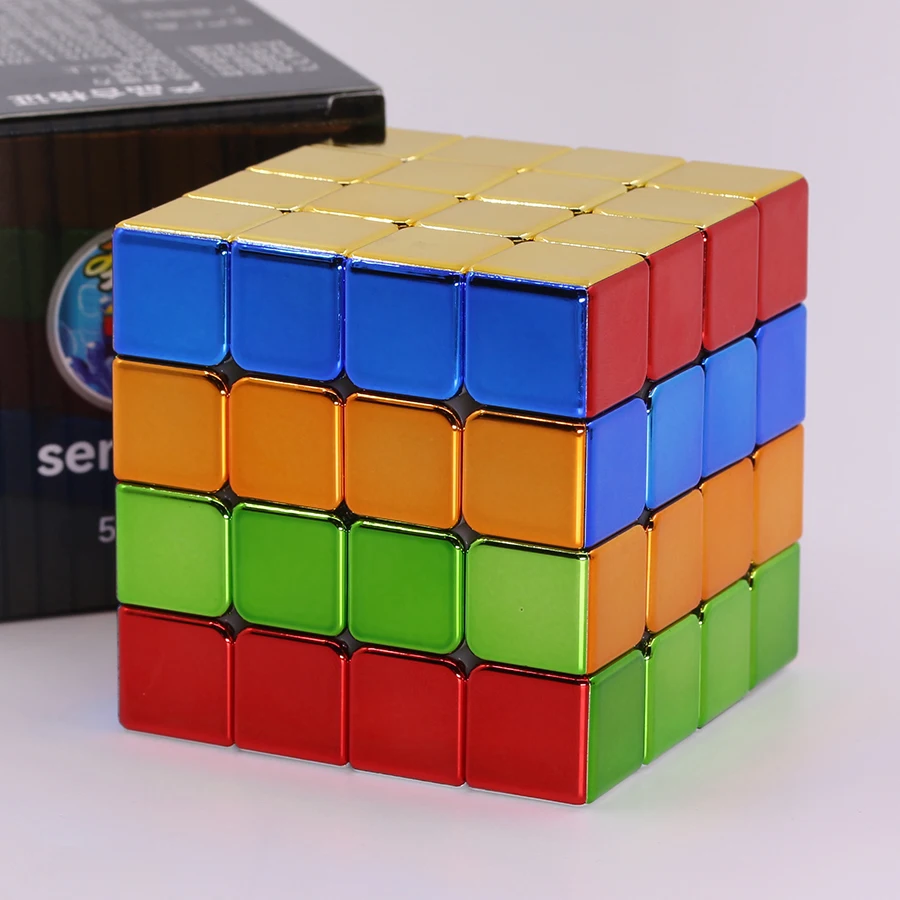 SengSo-Cube de Placage Magique de 4x4, 5x5, Puzzle de Barrage, ShengShou 4x4x4, 5x5x5, Jouets Intelligents Professionnels, Jeu de Galvanoplastie, 4x4