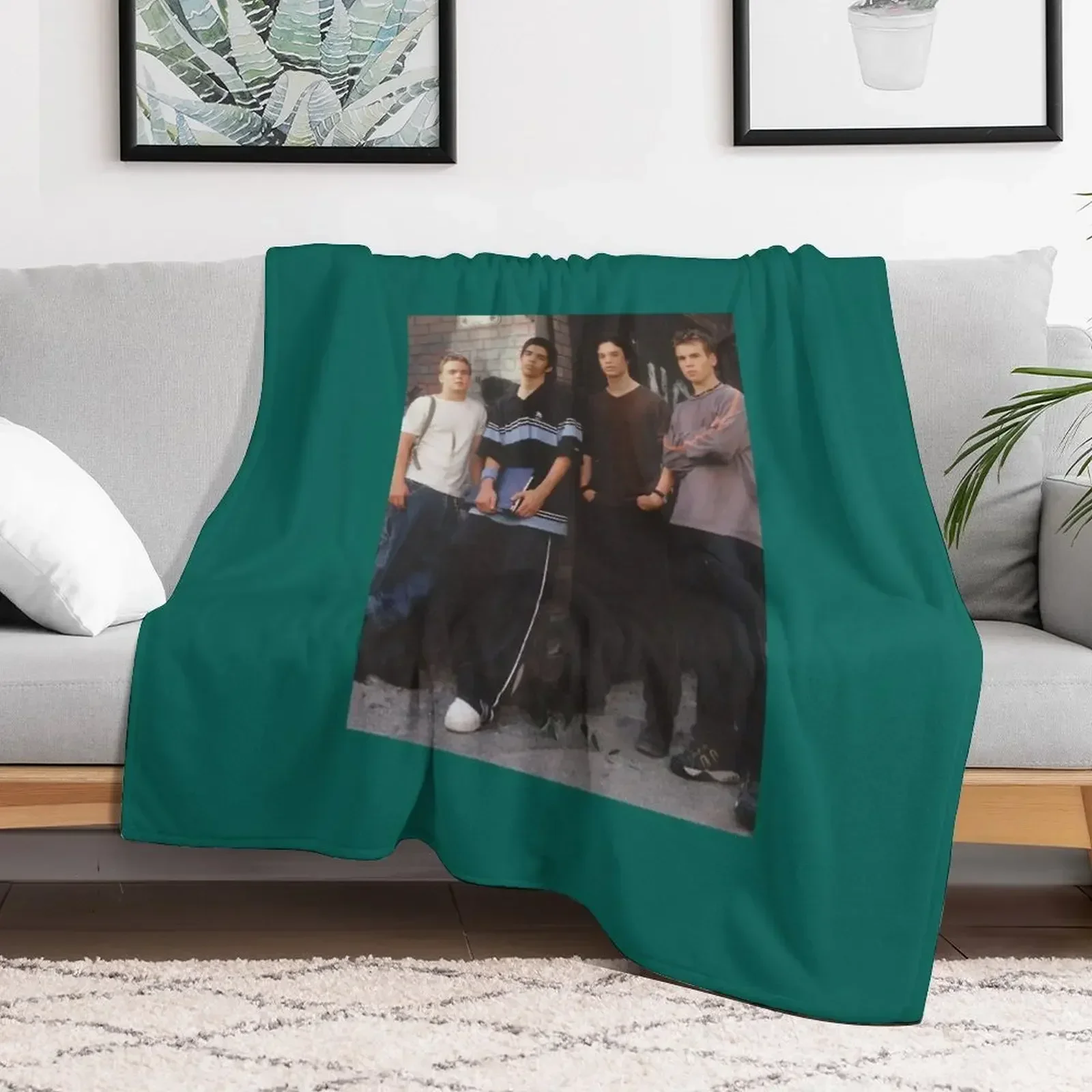 

degrassi Craig Manning, Sean Cameron, Jimmy Brooks and Gavin C Throw Blanket for babies Plaid Blankets