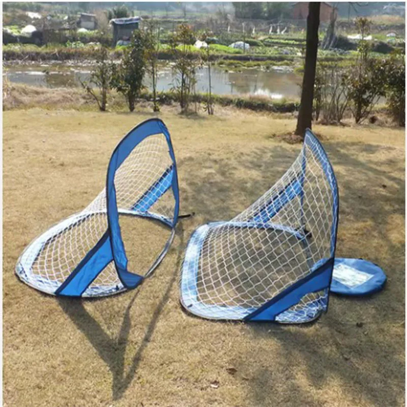 شبكة كرة قدم محمولة قابلة للطي للشاطئ ، بوابة رياضية داخلية وخارجية ، معدات تدريب كرة القدم