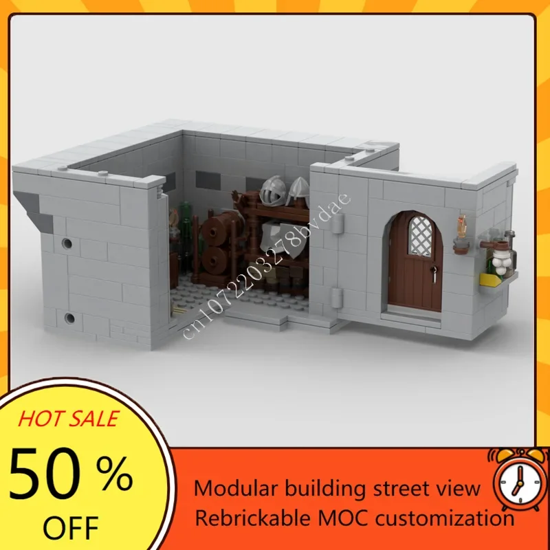 1890 pçs bidenhoenfels castelo modular moc kit criativo vista de rua arquitetura personalizada diy montagem modelo presentes para crianças idades