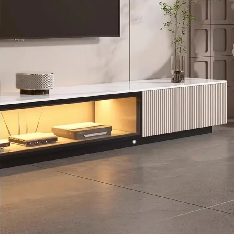 الحديثة خشبية حامل تلفاز الجدول غرفة المعيشة الطابق الجرف صالون صندوق شاشة التلفزيون حامل Mueble الملحقات