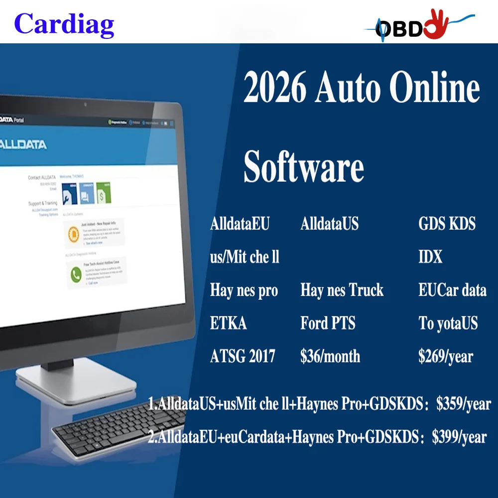 

2026 Alldata Online Car Data All Data Repair Diagram HaynesPro Software Database for Diagnostics Maintenance Service Tools