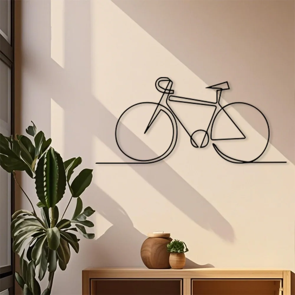 CIFbuy Metal Wall Art Vintage Galloping Horse Sculpture Elegant Iron Decor for Home & Garden