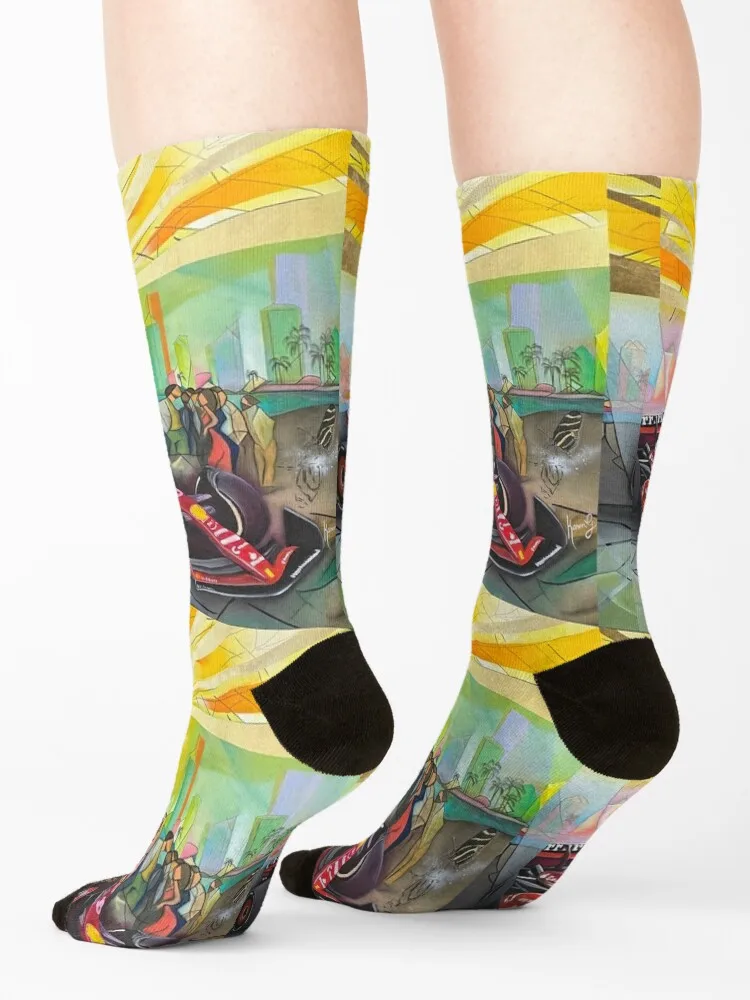 Fast Evolution (Mural Currently located in Miami) Socks Stockings man christmas gifts sheer christmas stocking Socks Women Men's