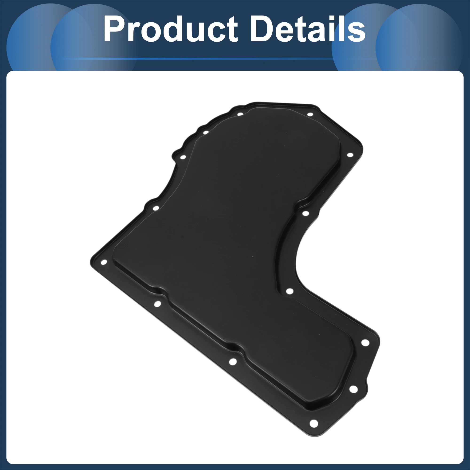 UXCELL Veicolo No.8685184 Coppa dell'olio motore per auto Coppa dell'olio Coppa dell'olio di trasmissione per Chevrolet Cavalier 1995-2005 Ferro Nero