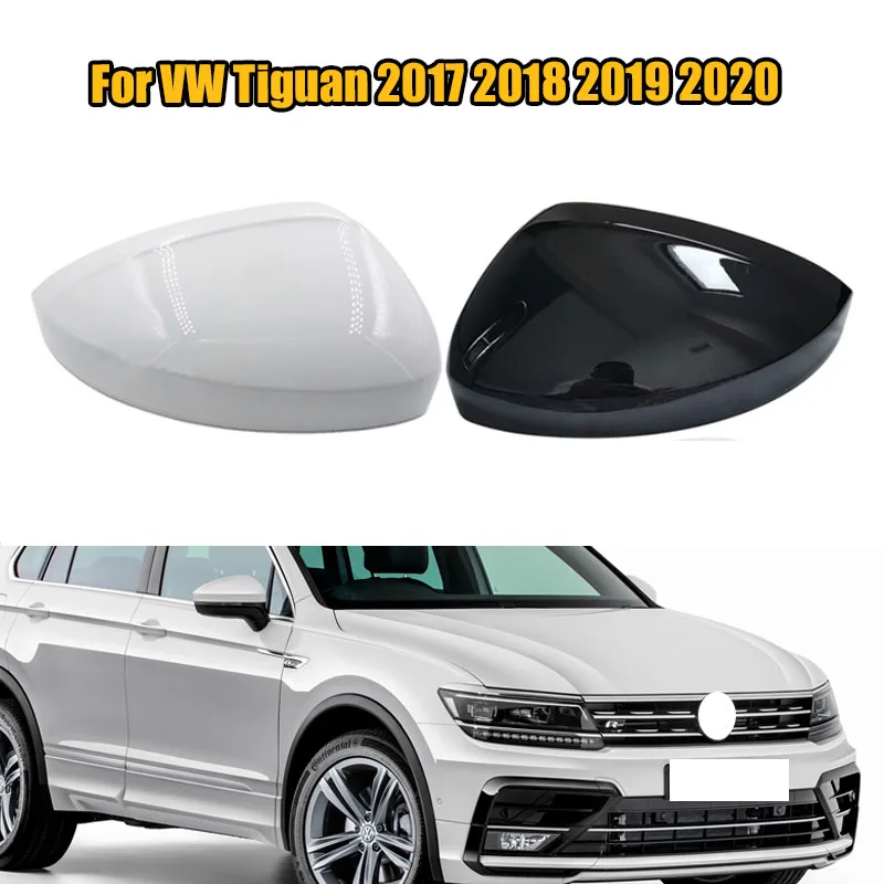 Lewy prawy automatyczny widok z tyłu wymień osłonę lusterka bocznego samochodu osłona skrzydła obudowa dla VW Tiguan 2017 2018 2019 2020
