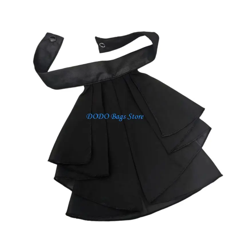 طوق متعدد الطبقات مكشكش قابل للإزالة لتزيين طوق الرقبة لحفلات الزفاف ذات الطابع الفيكتوري والمناسبات