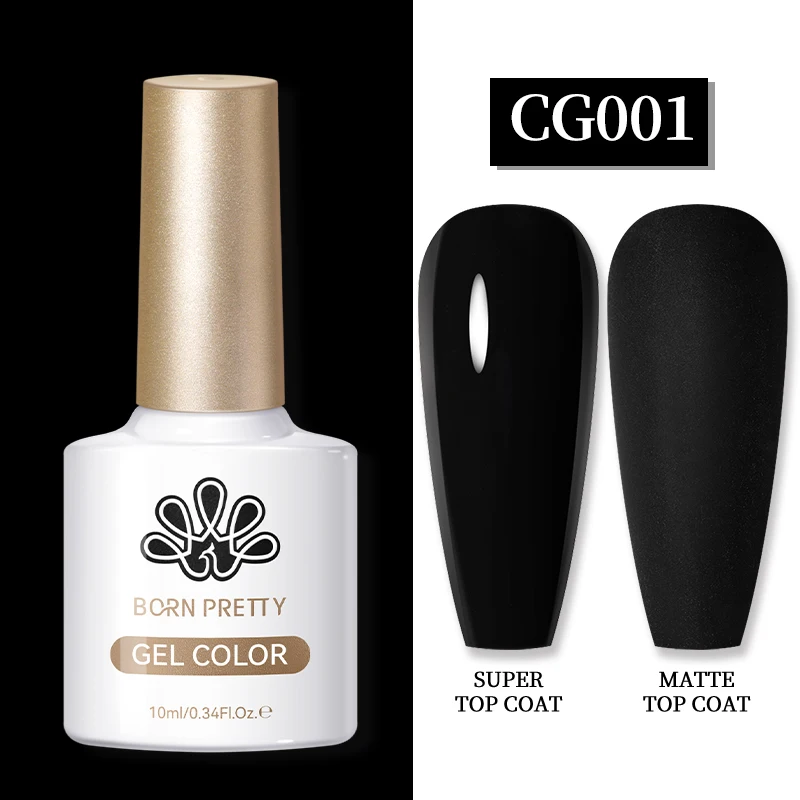 BORN PRETTY 10ML Nagel-Gel-Lack Abziehbarer UV-LED Semi-Permanenter Nagellack für Salon und Zuhause Französische Nägel Maniküre Gel-Nägel