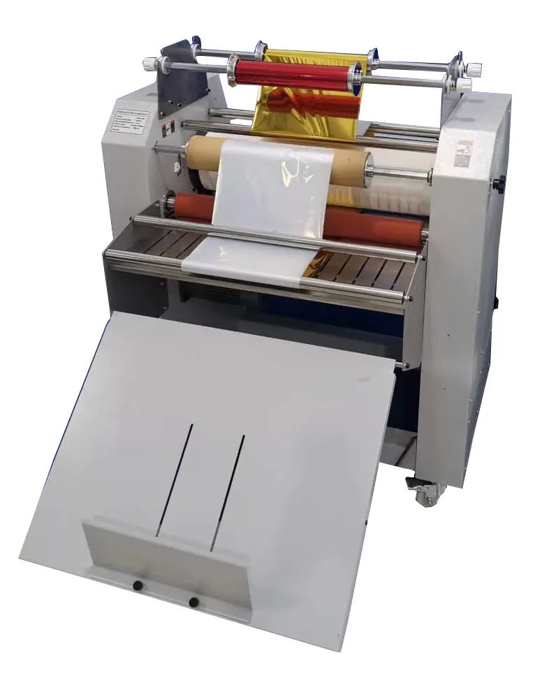 

gold foiling Oil heating laminator hydraulic A3 A4 film lamination machine