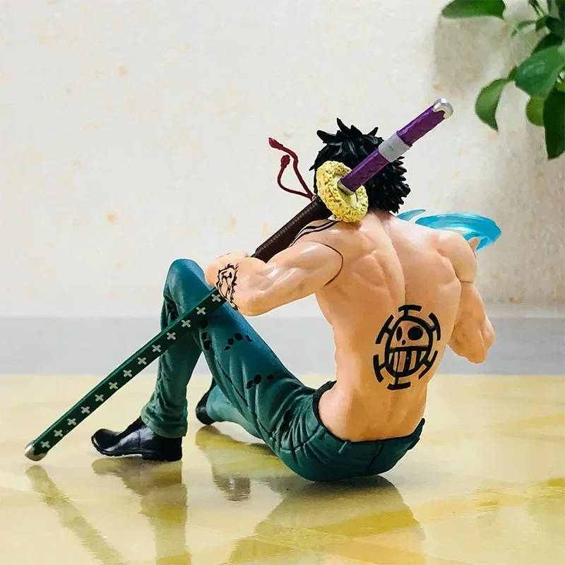 One Piece Anime Figur Bt Sitzhaltung Trafalgar Law Operation Action-figuren Zimmer Ornament Pvc Modell Sammlung Spielzeug Geschenk