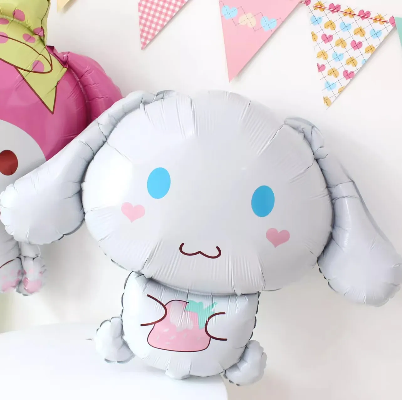 Cute dog birthday party tableware disposable banner cake topper hanging flag cute dog cinnamoroll balloon birthday decoration - view 6