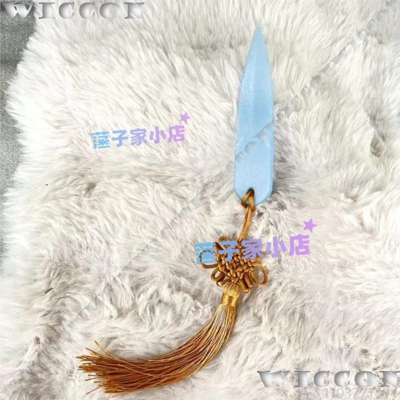 K Pop Huntrix Zoey كوسبلاي شيطان أزرق فاتح سكين رمي الدعامة Kunai Halloween Girls Group Outfit Accessories Canaval Christmas