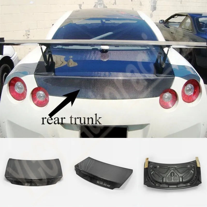 

For Nissan GTR R35 09-16 OE Rear Trunk Bootlid Carbon Fiber Boot Lid replacement bodykits
