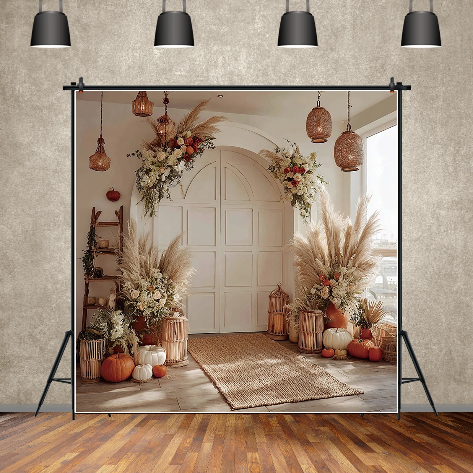 MOON.QG – arrière-plan bohème pour rideau de fenêtre, arrière-plan pour photographie, fournitures de fête, mur Photo, réception-cadeau pour bébé, mariage