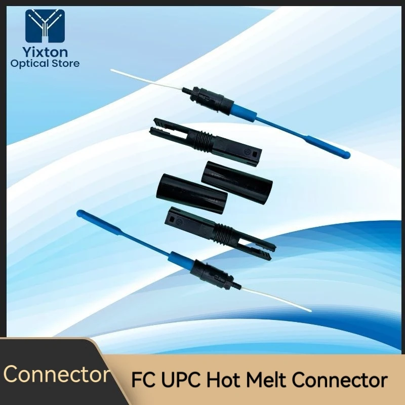 

high quality hot melt joint optical fiber connector FC/UPC hot melt type optical brazing quick connector 10pcs fast connector