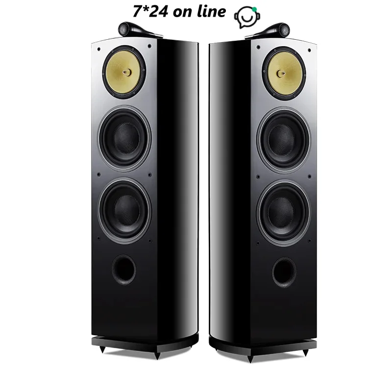 ONL-2TH Double 8-inch Log HiFi Three-way Floor Speaker Nautilus Technology Value-For-Money Fever Passive Audio