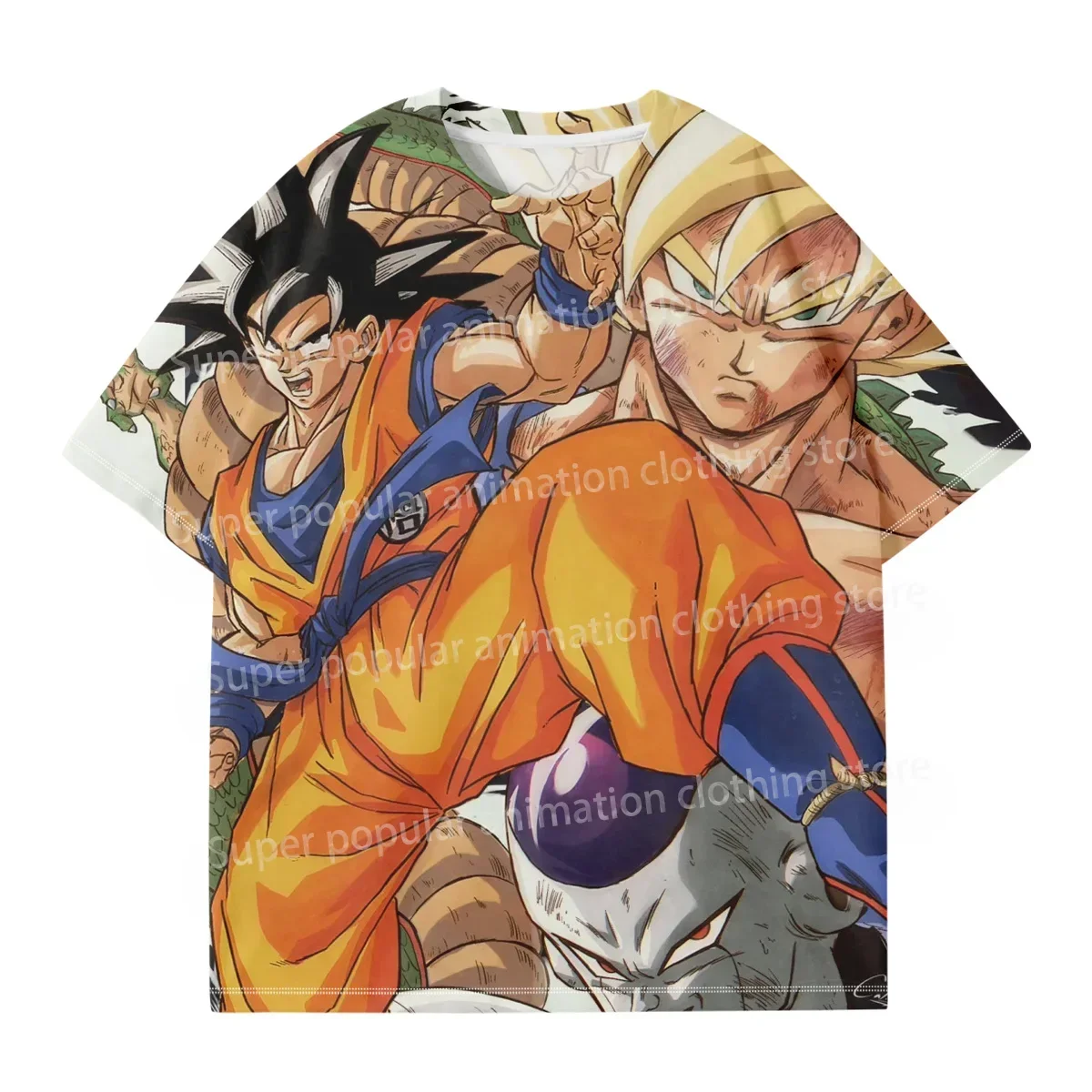 2025 Animazione estiva Dragon Ball Sun Wukong Stampa digitale 3D T-shirt ad asciugatura rapida Moda per bambini adulti Top Casual Y2K