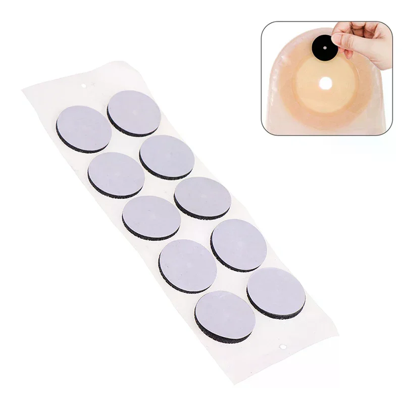 10pcs Activated Carbon Anorectal Ostomy Bag Filter Sheet To Absorb Exhaust Deodorize