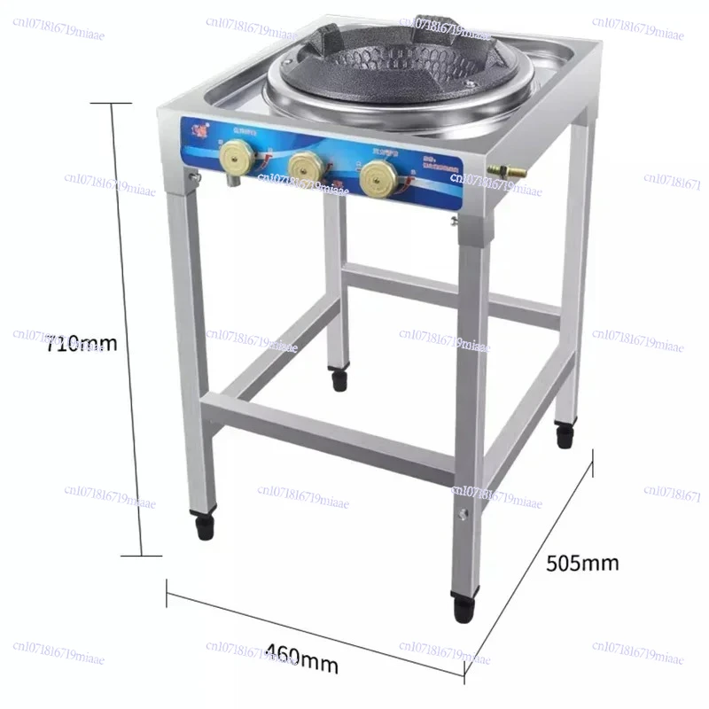 

High Pressure Wok Burner Gas Stoves Outdoor Camping Cooking Gas Cooktops Commercial Stainless Steel Liquefied Gas Cooker40Kw