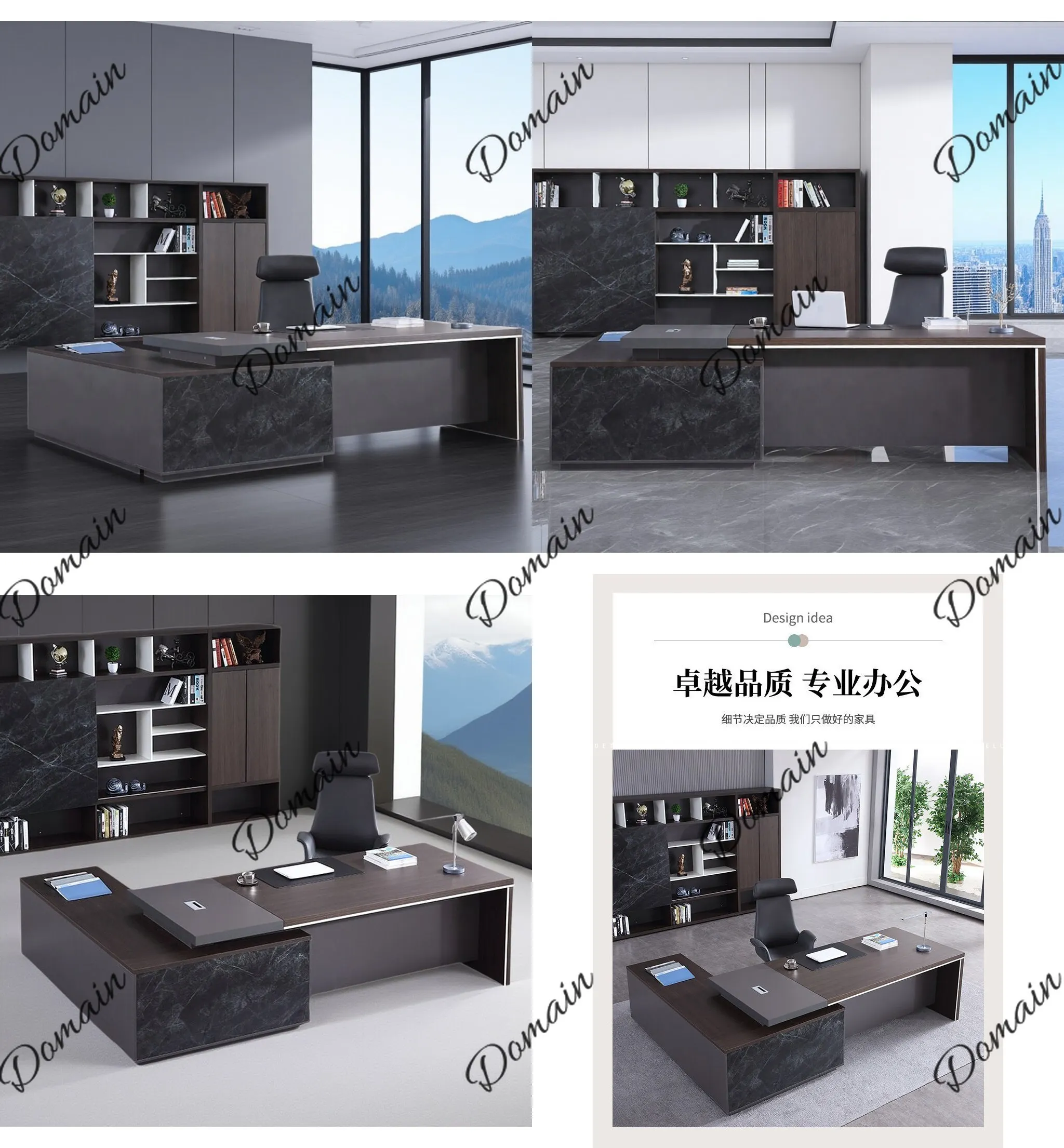 Luxury Executive Office Desk Single Manager Workstation Modern Simple Business Furniture