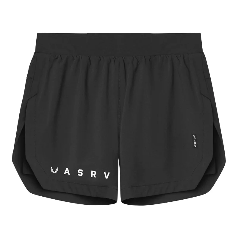 ASRV Mens Gym 2 in 1 Jogger Sport Short Pants Man Quick Dry Running Workout Basketball Shorts Male Gym Fitness Sweatpant Bottoms