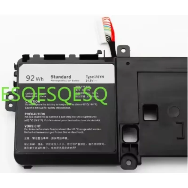 

Аккумулятор для ноутбука 191YN для Dell Alienware 15 R1 R2 ALW15ED-1718 1728 1828 1828T 2718 2728 P42F 410GJ 2F3W1 02F3W1 8NH55 08NH55