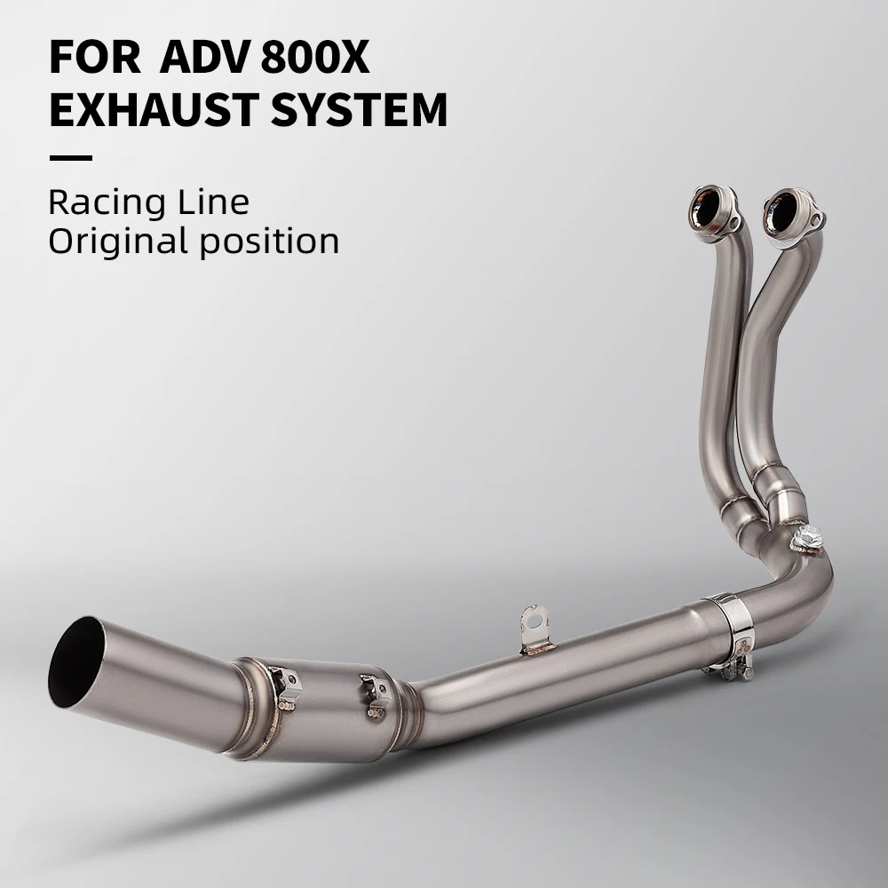 

Для 800x800x Adventure Rally Professional 2023 2024, передняя трубка мотоцикла, соединяющая оригинальную выхлопную трубу